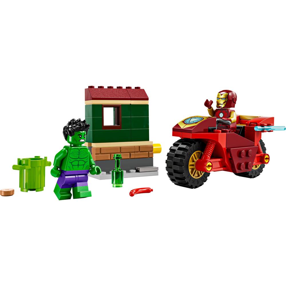 LEGO® Marvel Iron Man na motoru i Hulk 76287 - dodatni pogled