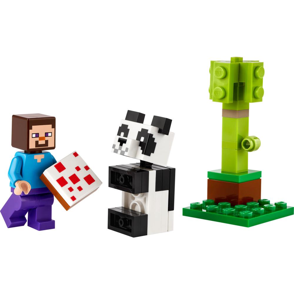 LEGO® Minecraft® 30672 Stiv I Beba Panda - dodatni pogled