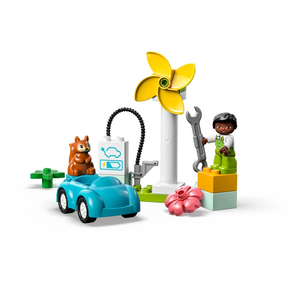 LEGO® DUPLO® Vetrenjača i električni automobil 10985 - dodatni pogled