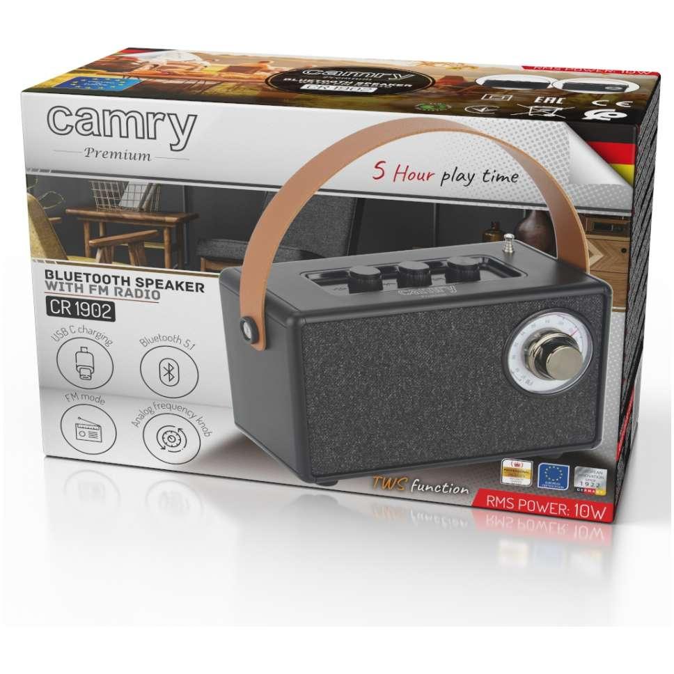 Retro Bluetooth Radio Camry CR1902B - dodatni pogled