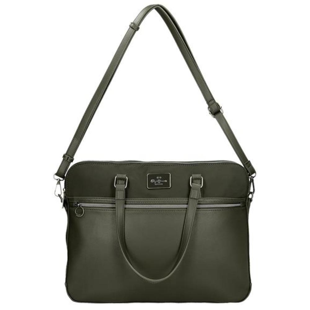 Ženska poslovna torba sa pregradom za laptop PJL Christine green 70960 - dodatni pogled