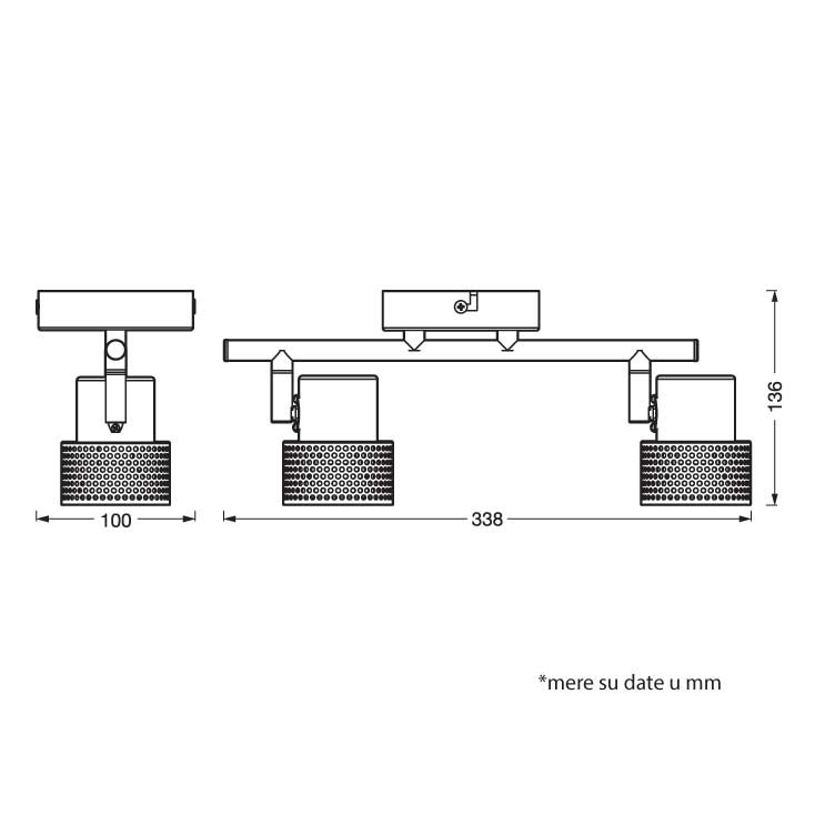 Ledvance Spot lampa 2xGU10 4058075828681E - dodatni pogled