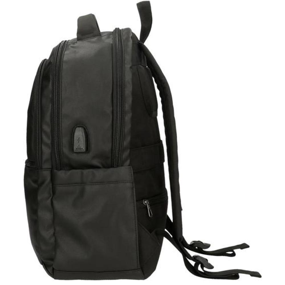 Ranac 44cm sa pregradama za laptop i tablet Pepe Jeans Dortmund black 70228 - dodatni pogled