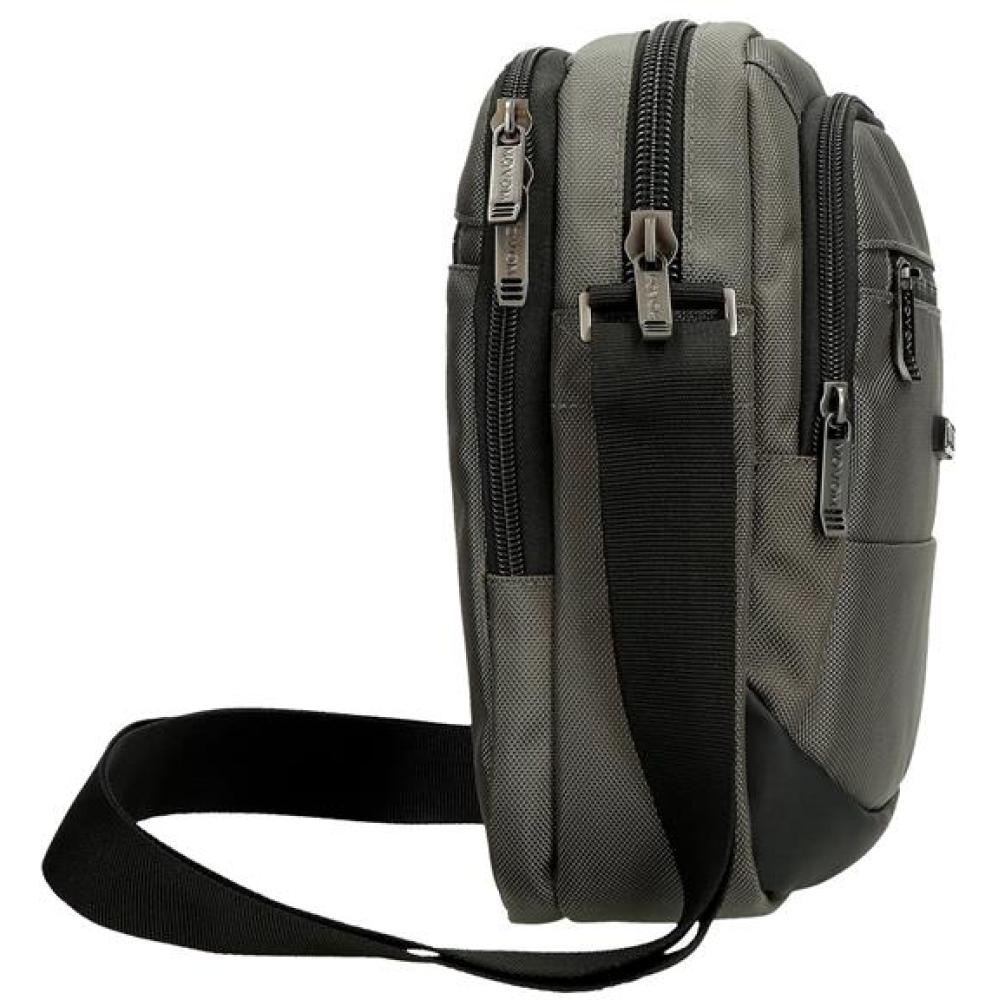 Muška torbica 27cm sa pregradom za tablet Movom Buster grey 53457 - dodatni pogled