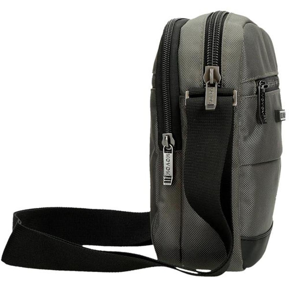 Muška torbica 22cm sa dve pregrade Movom Buster grey 53455 - dodatni pogled