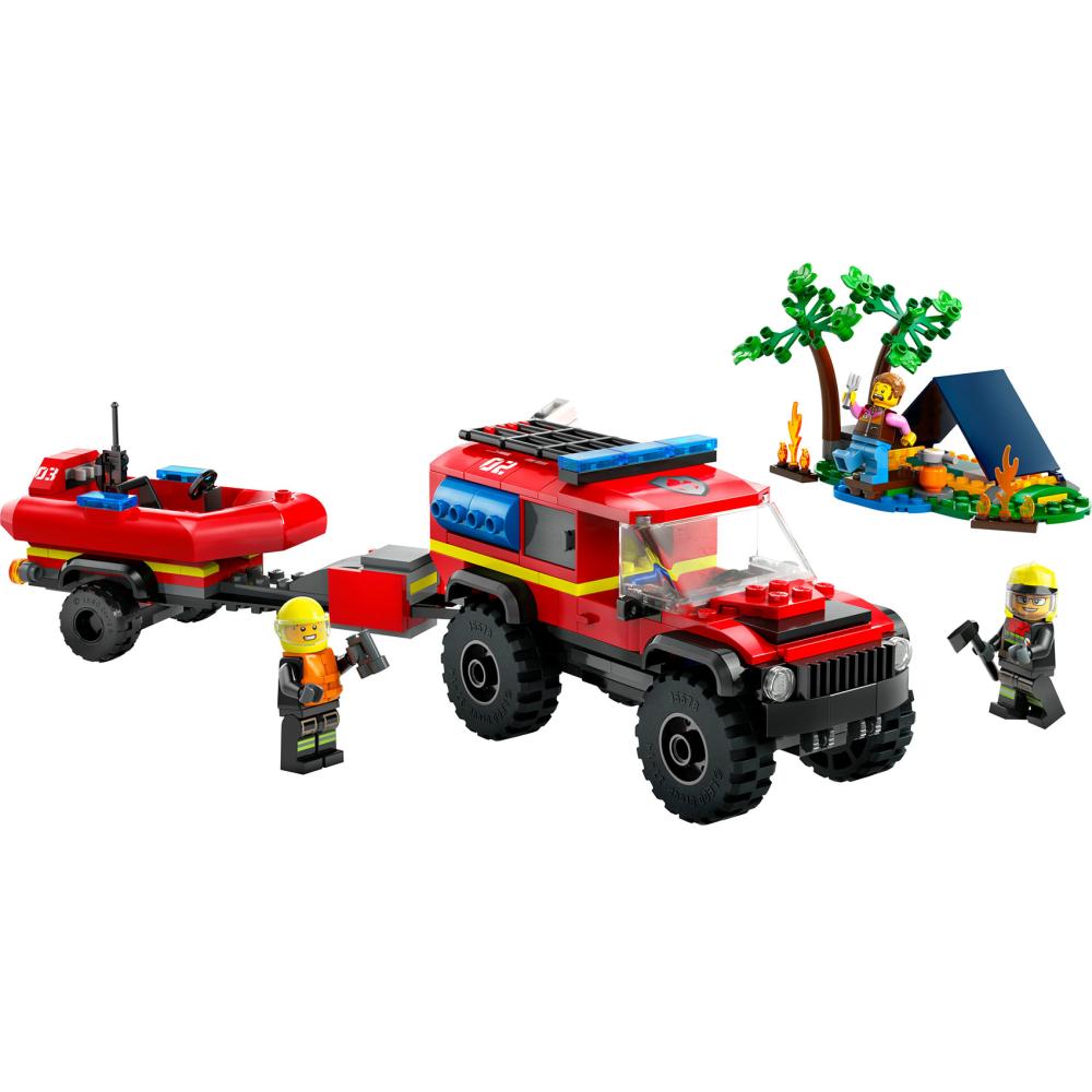 LEGO® City 60412 Vatrogasni Kamion 4x4 S čamcem Za Spasavanje - dodatni pogled