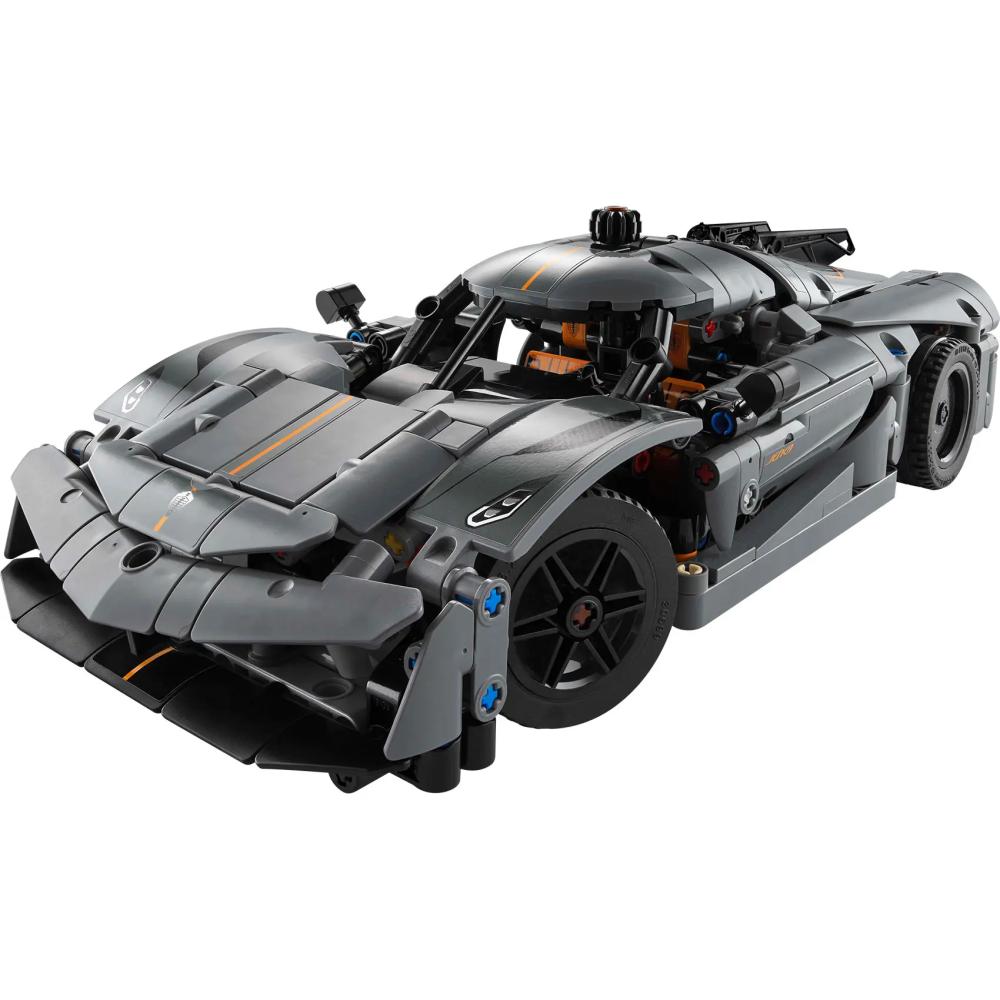 LEGO® Technic™ 42173 Koenigsegg Jesko Absolut Sivi Hiperautomobil - dodatni pogled
