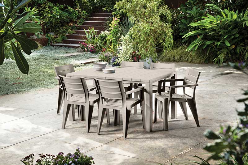 Keter Stolica Julie Dinning Cappuccino - dodatni pogled