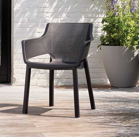 Keter Stolica Elisa Graphitte - dodatni pogled