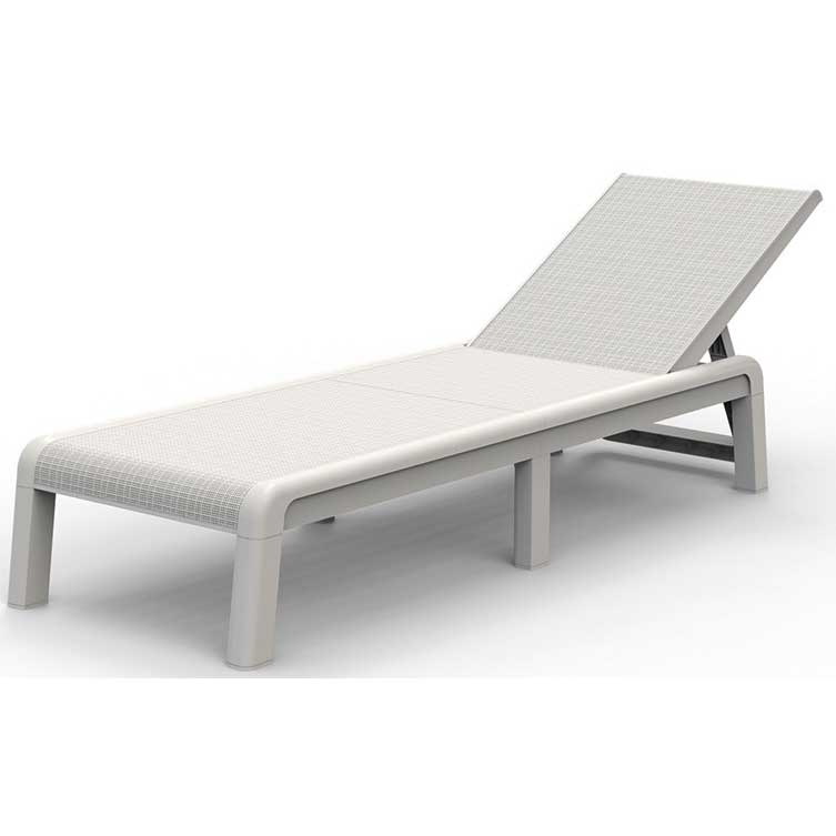 Keter Sklopiva ležaljka Mallorca White - dodatni pogled