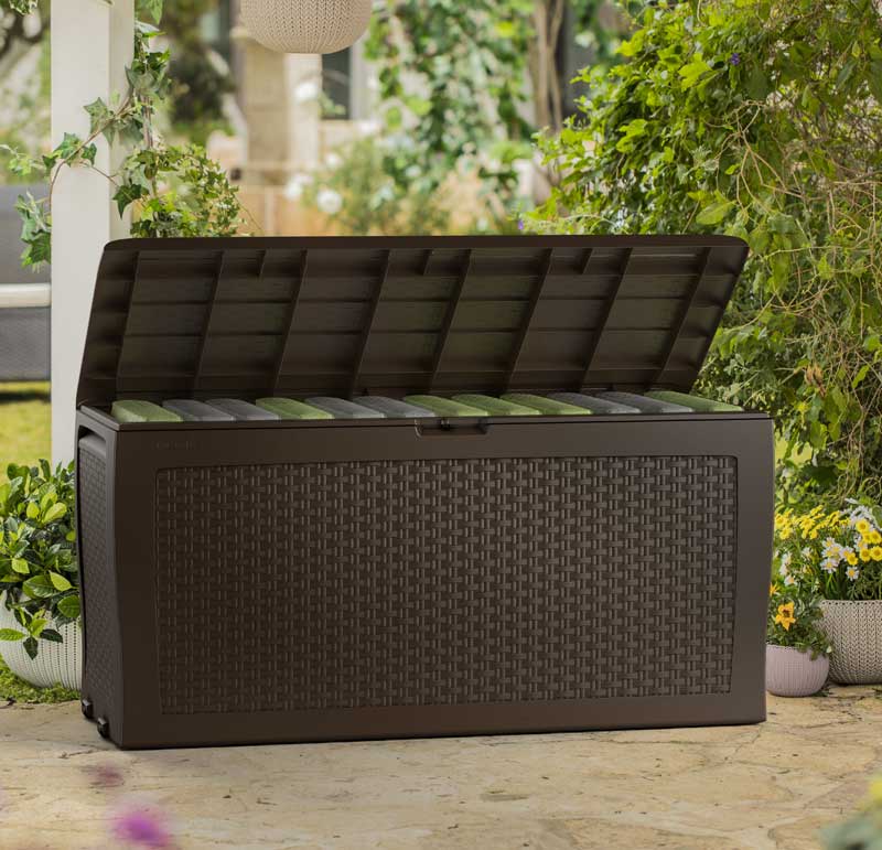 Keter Sanduk za odlaganje Samoa Ratan Box 270L Braon - dodatni pogled