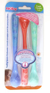 Nuby silikonske termoosetljive kašike 3kom 7170010 - dodatni pogled