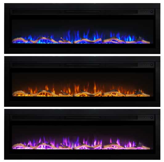 Električni multikolor kamin sa ventilatorom 2000W 40 inča Prosto EK403T/L - dodatni pogled