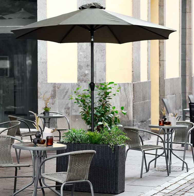 Suncobran 3m Huesca Dark grey - dodatni pogled