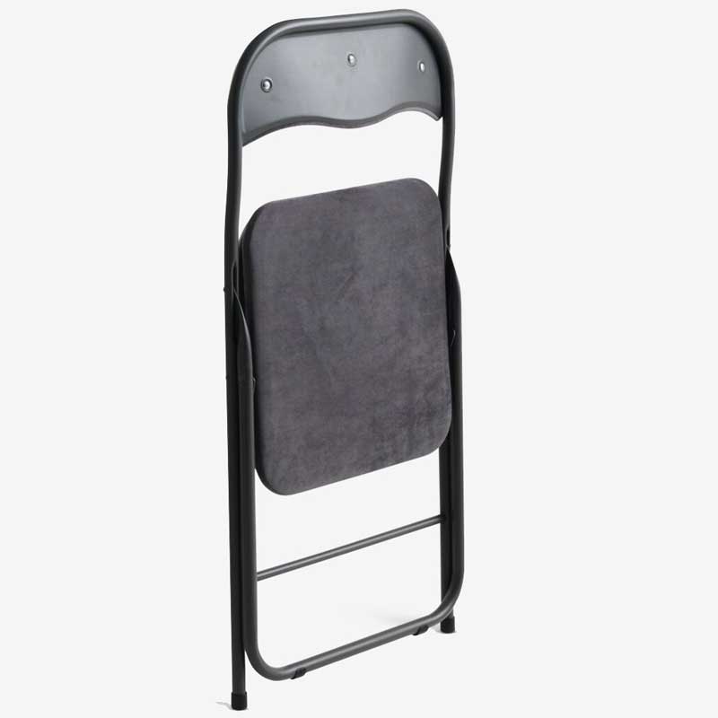 Sklopiva stolica Tom Pliš Tamno siva - dodatni pogled