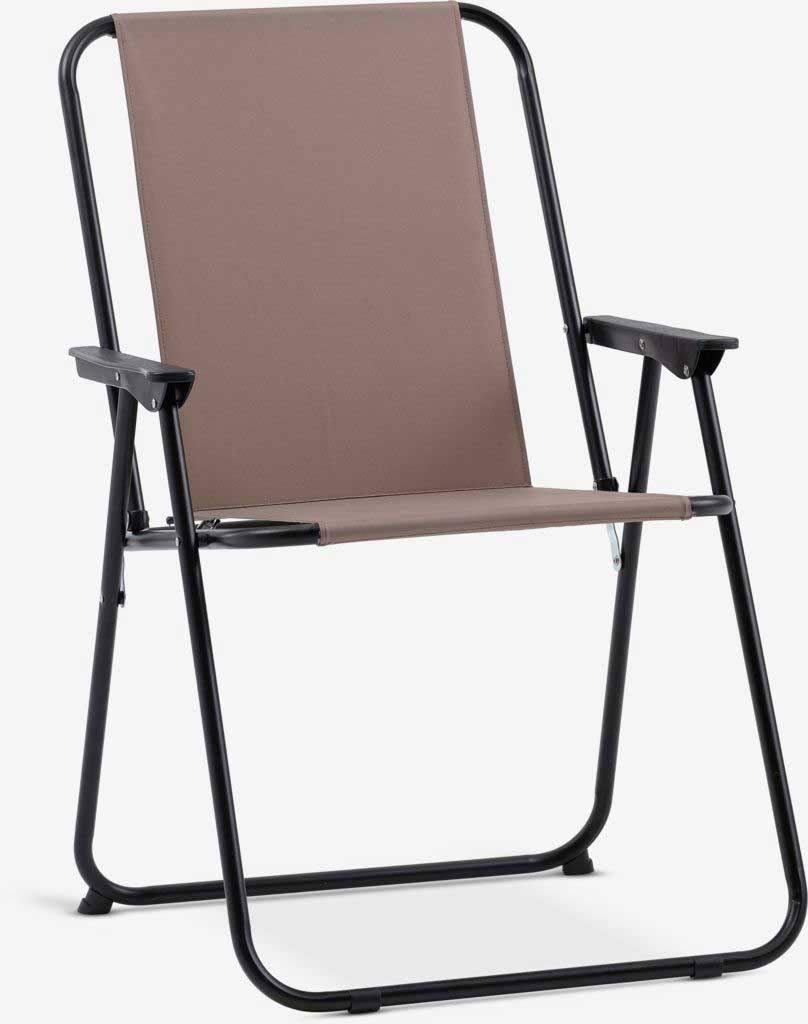 Sklopiva Stolica Za Plažu, Terasu ili Dvorište Berg Bež - dodatni pogled