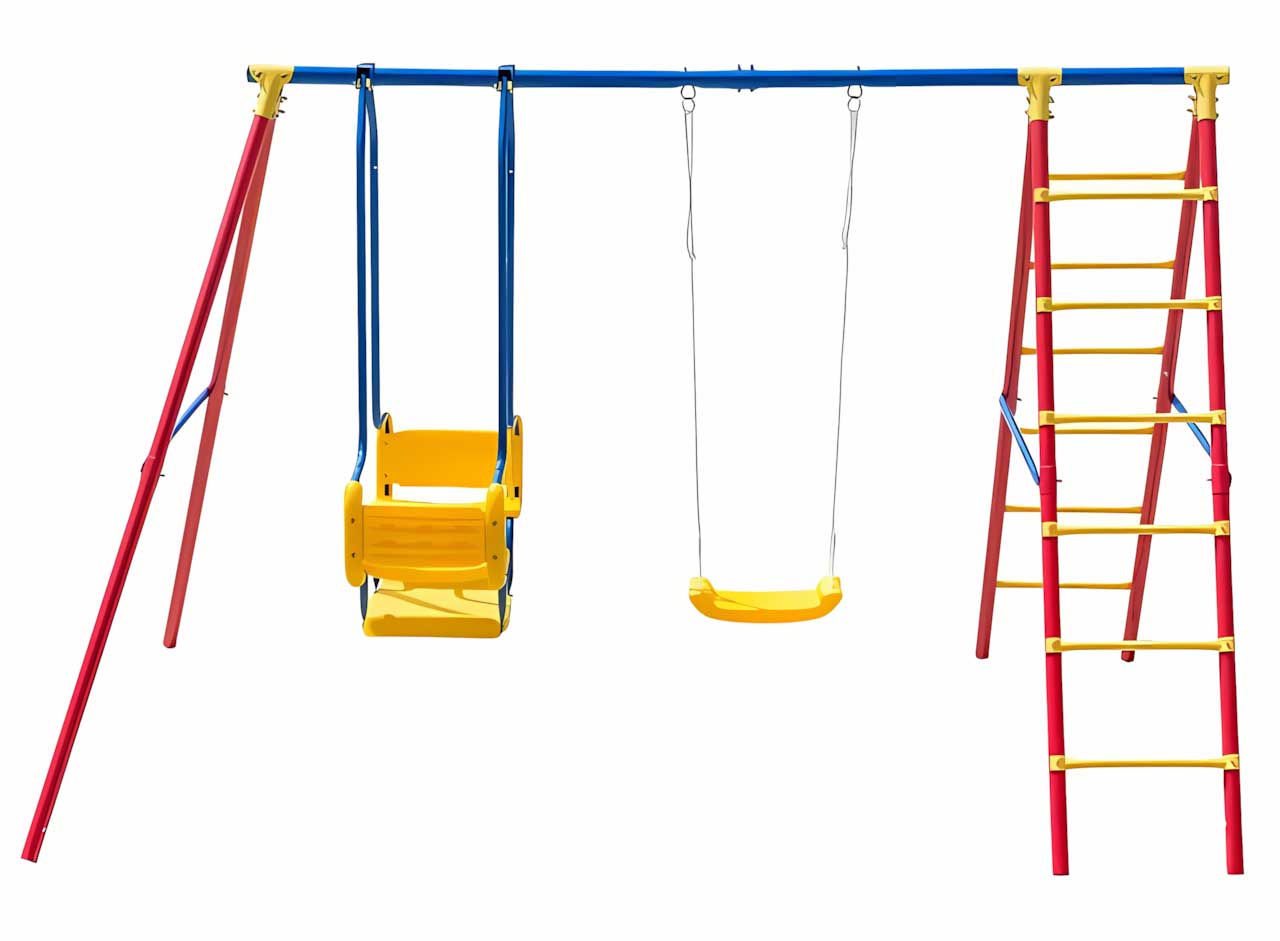 Čelična Igraonica saLjuljaškama i Merdevinama - dodatni pogled