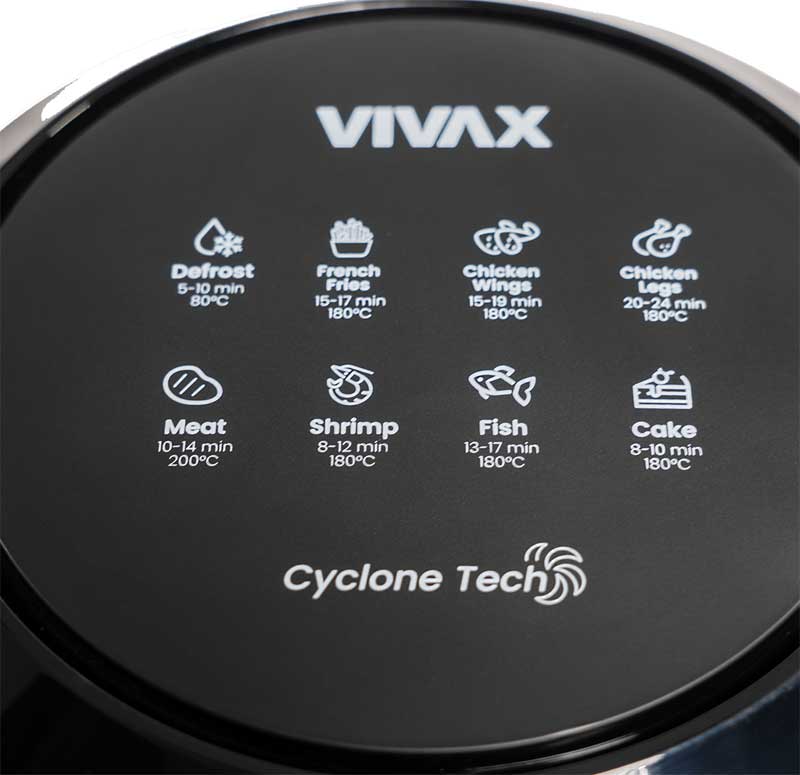 Vivax Friteza na vruć vazduh Air-Fryer 5L DFA-515MB - dodatni pogled