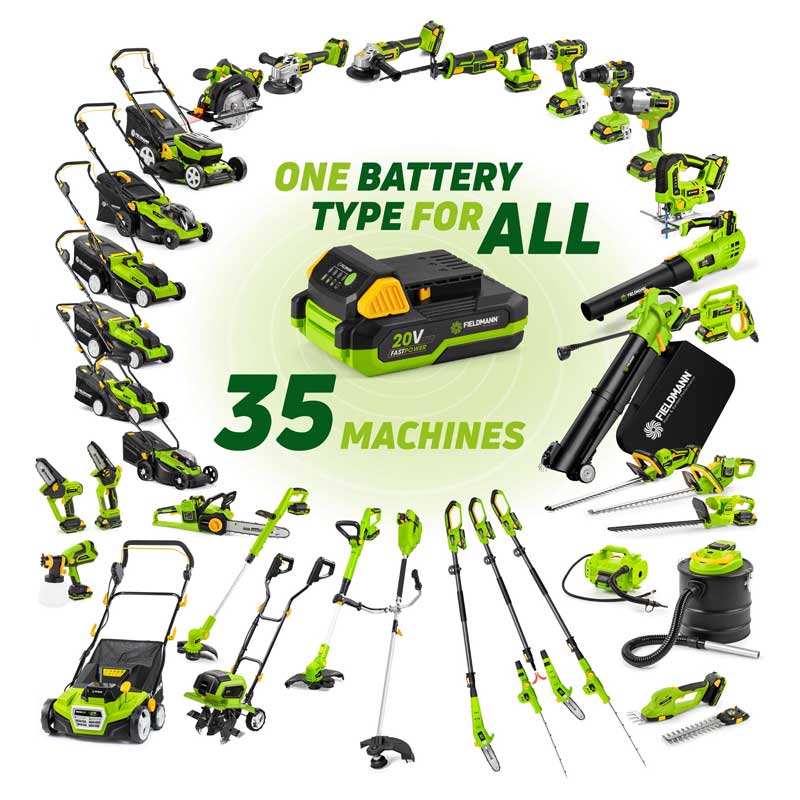 Fieldmann baterija za akumulatorski alat FDUZ 79040 20V Li-Ion 4000mAh - dodatni pogled