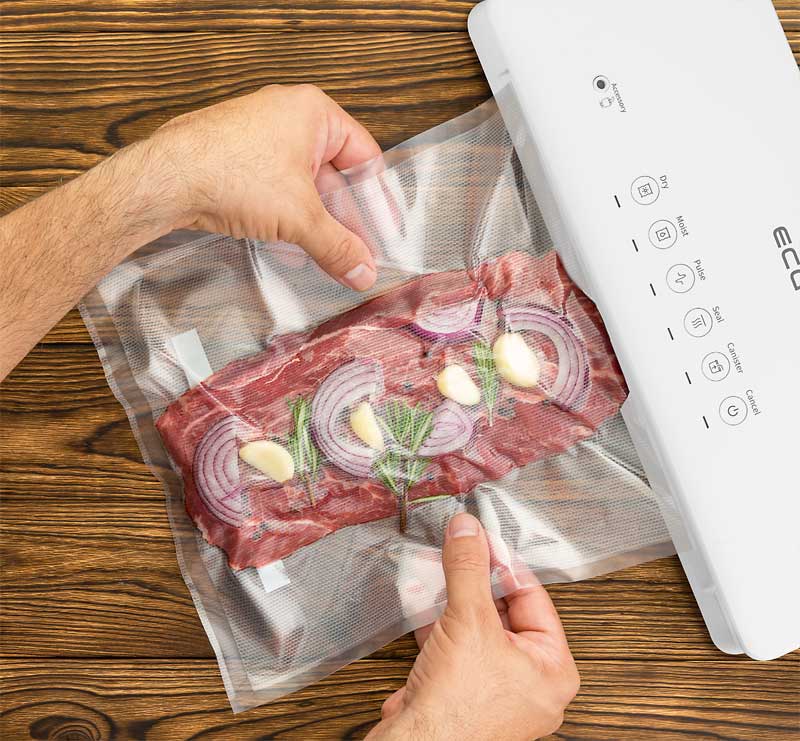 Aparat za vakuumiranje hrane i zavarivanje kesa ECG VacuFresh - dodatni pogled