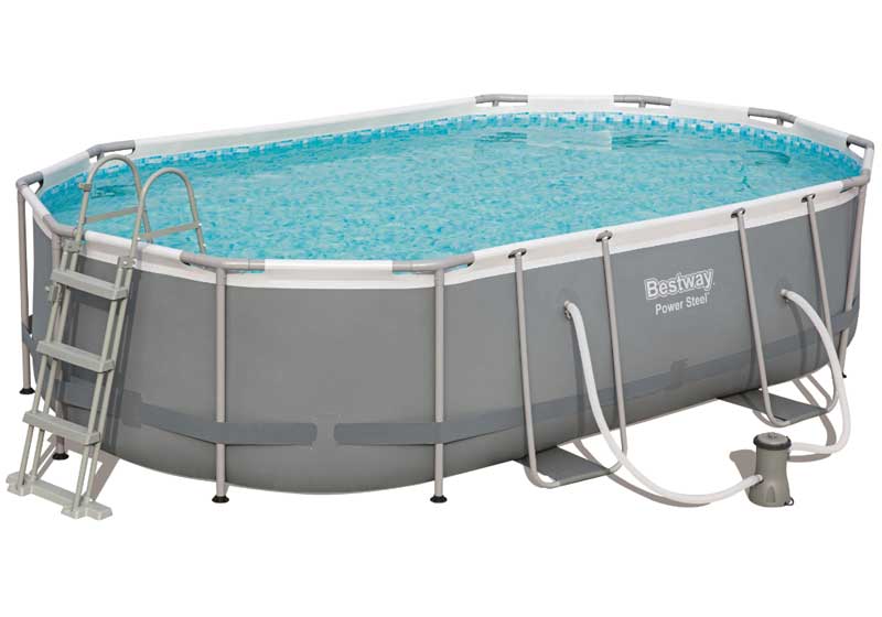 Bestway 56448 Ovalni bazen sa čeličnom konstrukcijom Komplet 488x305x107cm - dodatni pogled