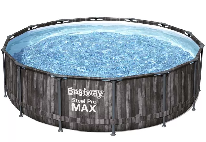 Bestway 5614Z Bazen sa čeličnim ramom pumpom i merdevinama 4.27m x 1.07m