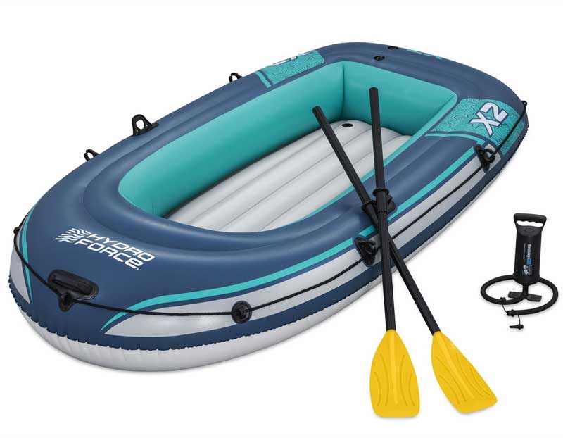 Čamac na naduvavanje za dve osobe sa veslima i pumpom Bestway Hydro Force Trek X2 61153 - dodatni pogled