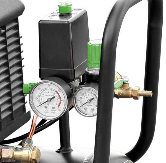 Iskra Klipni kompresor 1500W 8 bara 24l IE-AC1500-24 - dodatni pogled