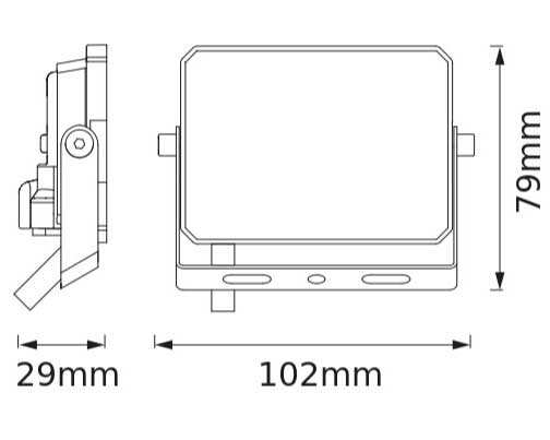 Osram LED reflektor 10W 4000K IP65 - dodatni pogled