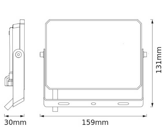 Osram LED reflektor 30W 4000K IP65 - dodatni pogled