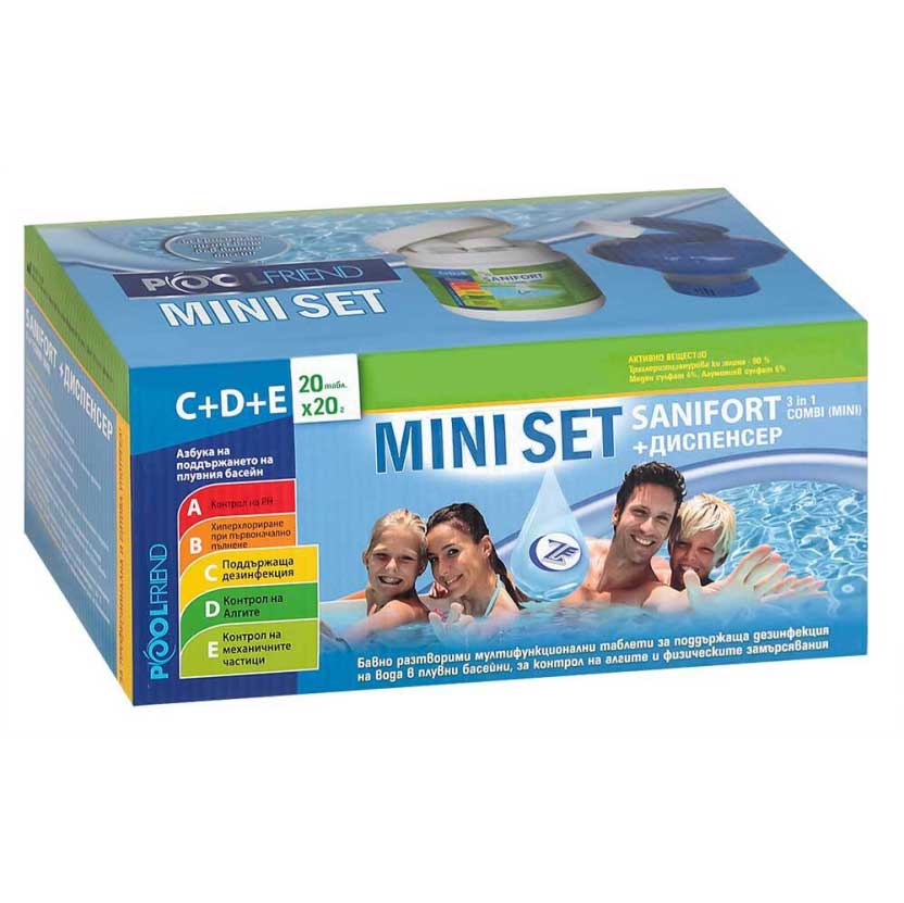 Starter Multi Set za održavanje vode u bazenu Tablete 20×20 gr + dispenzer - dodatni pogled