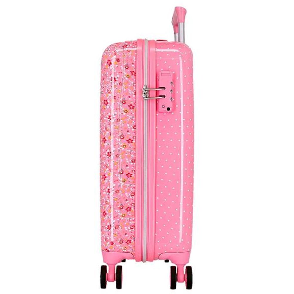 Tvrdi kabinski kofer za putovanja Pepe Jeans Alenka pink 67117 - dodatni pogled