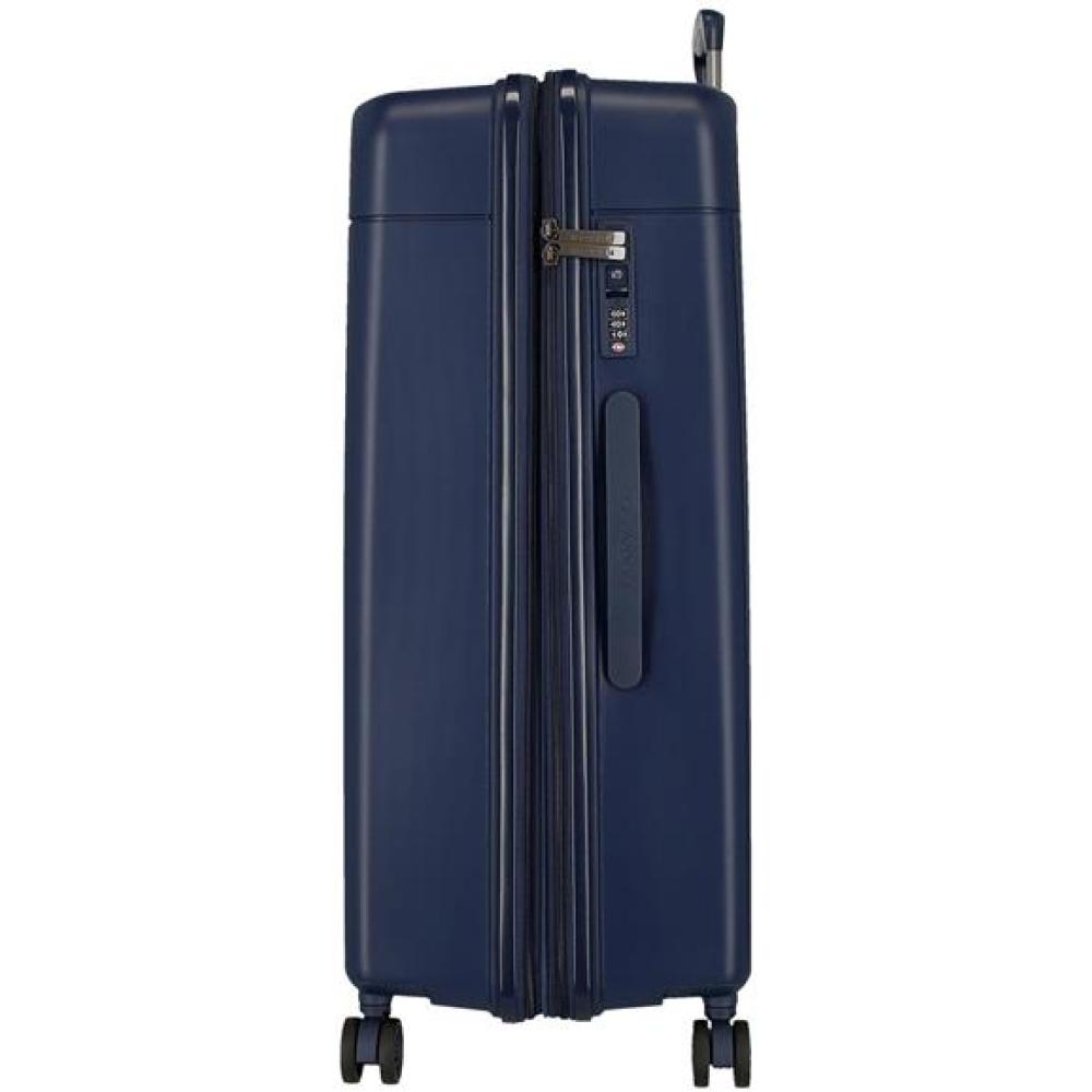 Proširivi polipropilenski koferi 55cm i 68cm Movom New Trendy navy 53889 - dodatni pogled