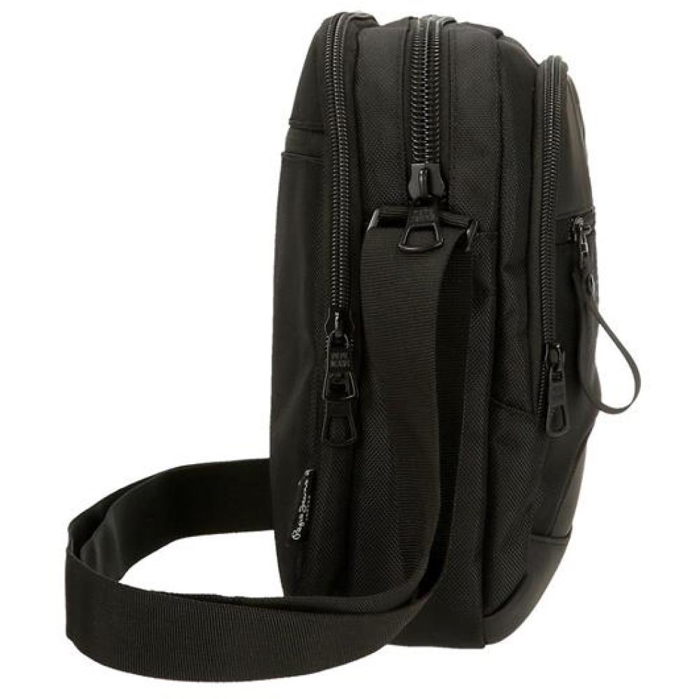 Muška torbica 27cm sa pregradom za tablet Pepe Jeans Bromley black 70657 - dodatni pogled