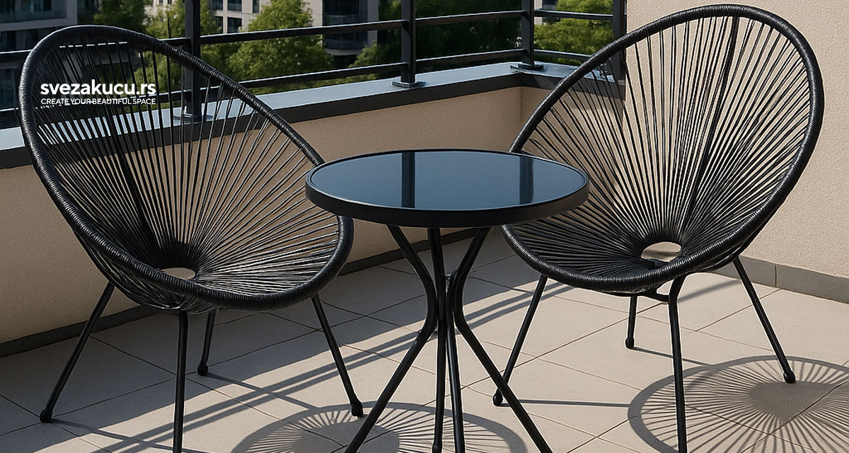 Balkonska garnitura Sevilla - dodatni pogled