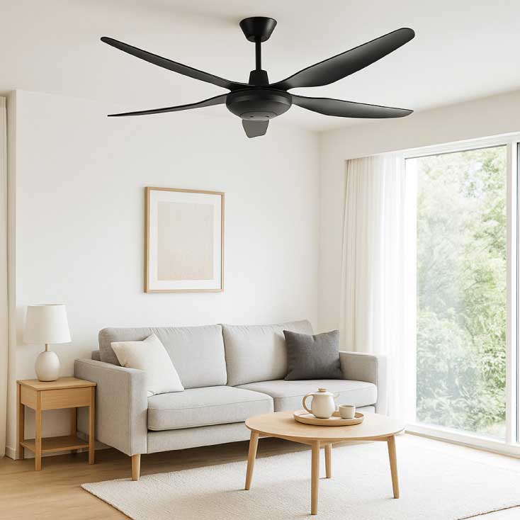 Plafonski ventilator sa daljinskim i dva smera okretanja 137cm Prosto CFB5404-5/40 - dodatni pogled