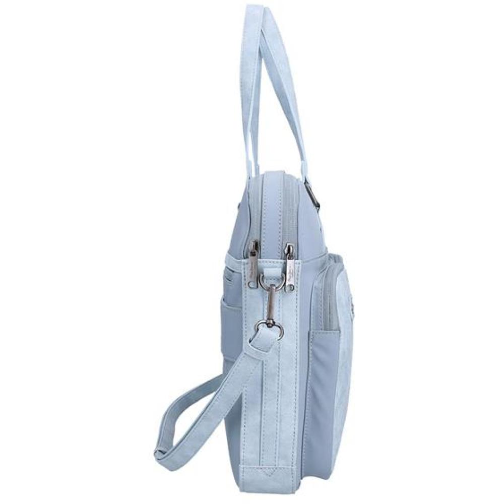 Ženska poslovna torba sa pregradom za laptop PJL Jana blue 71460 - dodatni pogled
