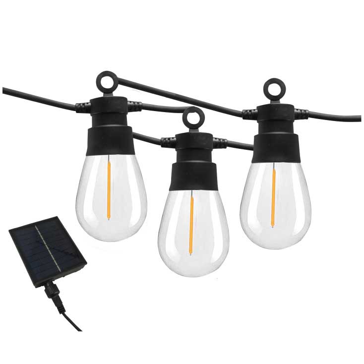 Niz od 10 LED sijalica sa solarnim napajanjem 4.5m - dodatni pogled