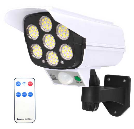 Podesiva solarna LED lampa u obliku kamere sa PIR senzorom 5716 - dodatni pogled