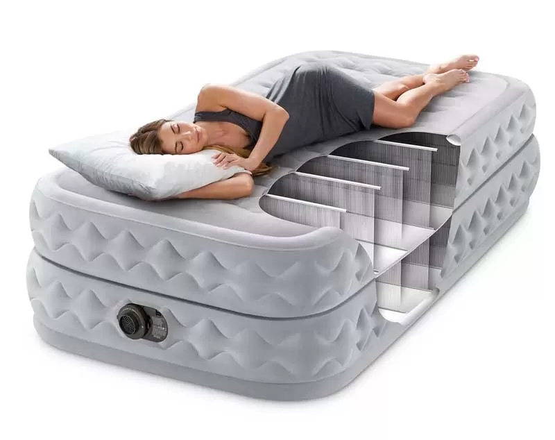 Visoki krevet na naduvavanje sa ugrađenom pumpom Intex Twin Supreme 99x191x51 64488ND