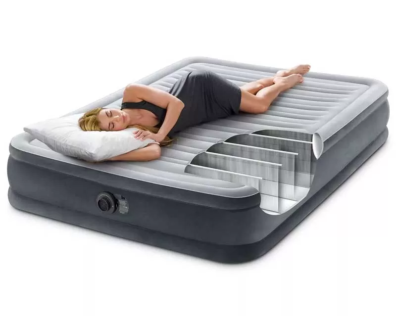 Vazdušni krevet sa ugrađenom električnom pumpom Intex Dura-Beam Comfort 137x191x33cm 67768ND