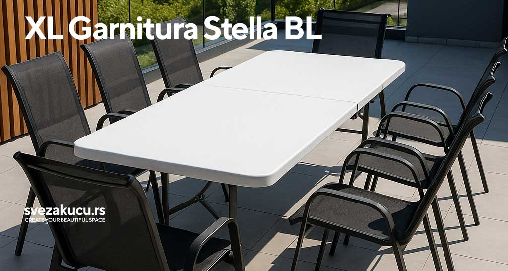 Baštenska Garnitura Stella BL Za 8 osoba - dodatni pogled