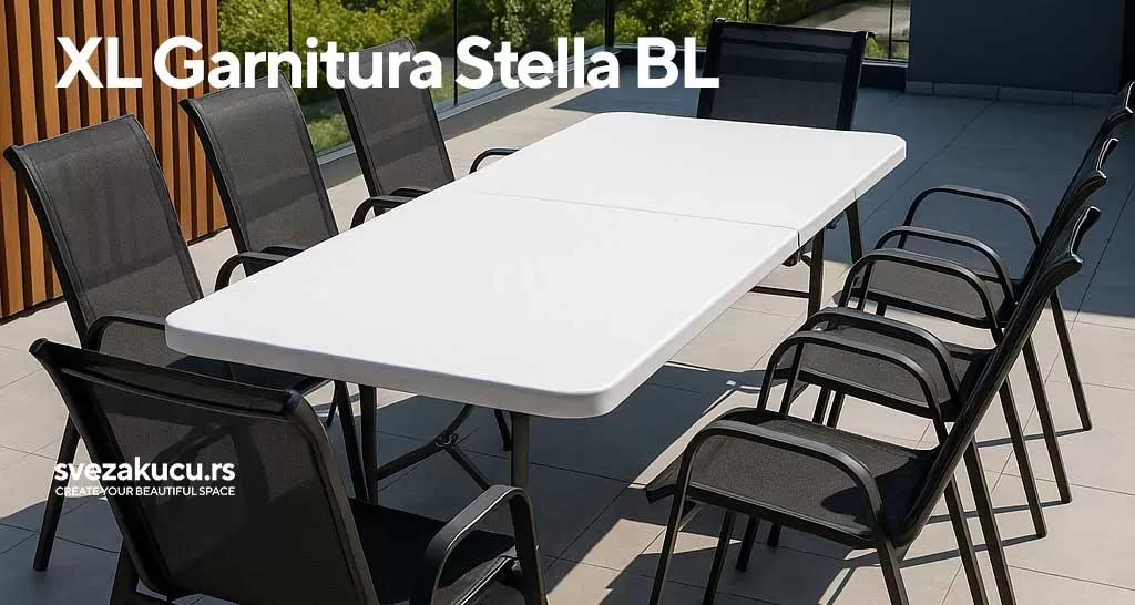 Baštenska Garnitura Stella BL Za 8 osoba