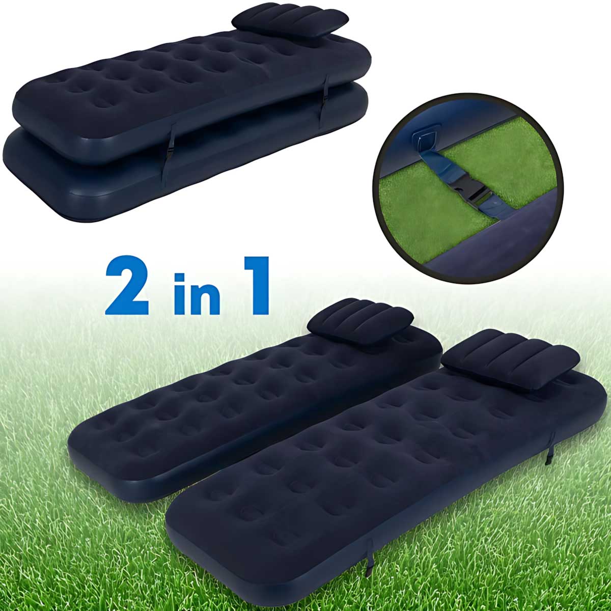 Avenli 2 Vazdušna Dušeka Koji se mogu koristiti spojeno ili odvojeno  Set 4 u 1 - dodatni pogled