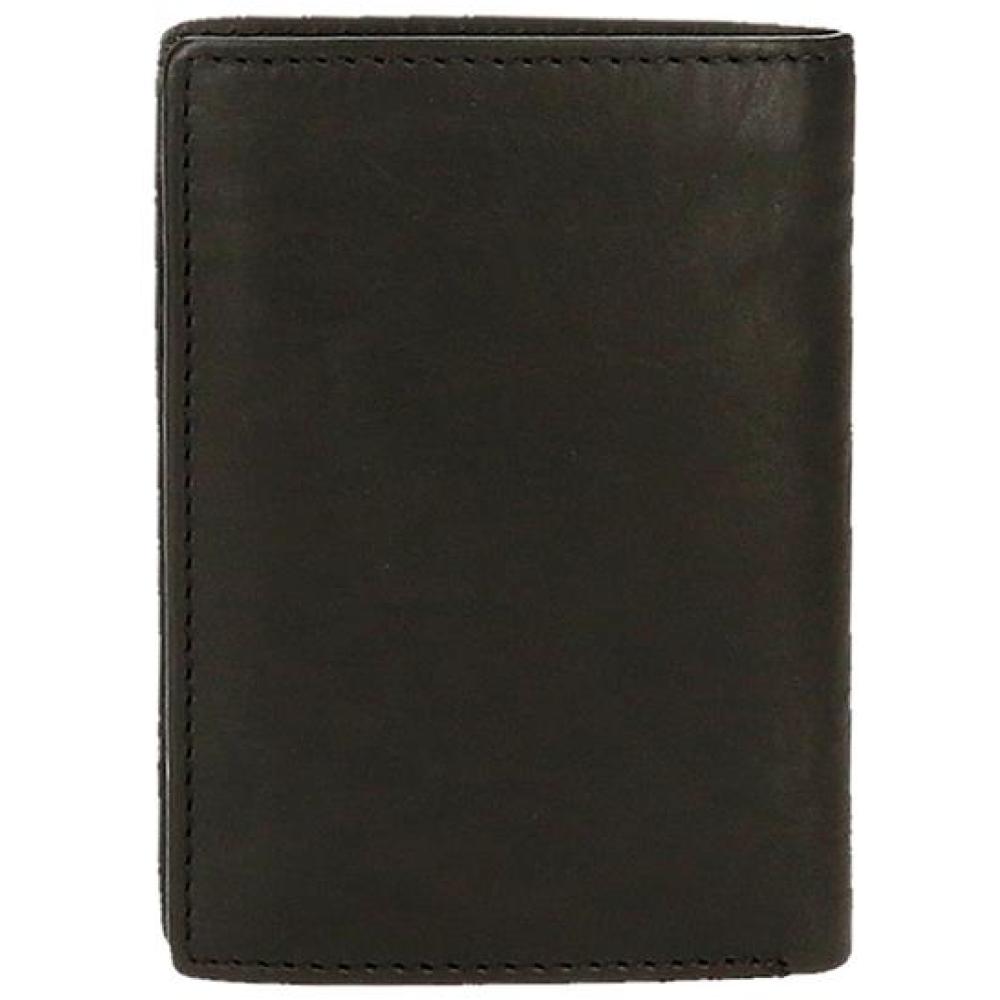 Novčanik od prirodne kože za muškarce PJL Badge black 73720 - dodatni pogled