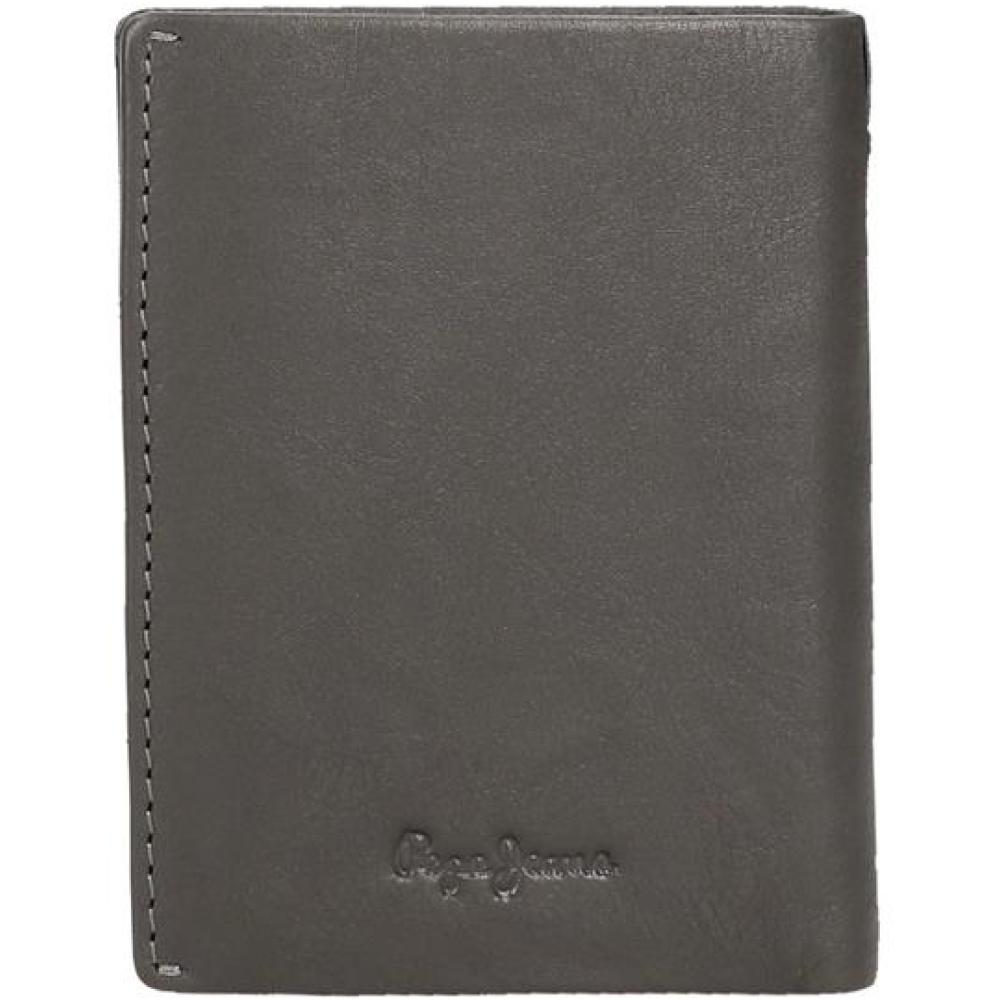 Kožni novčanik na preklop 10cm PJL Marshal grey 78711 - dodatni pogled