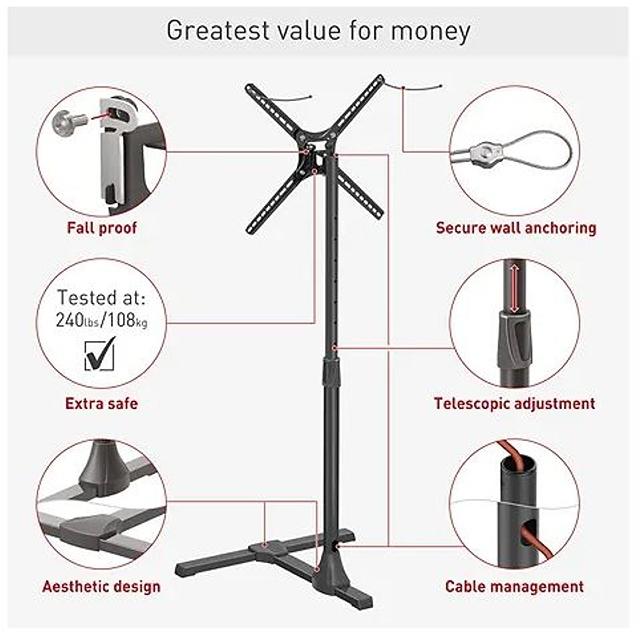 BARKAN FS310T LCD TV podni nosač od 13 do 65 inča - dodatni pogled