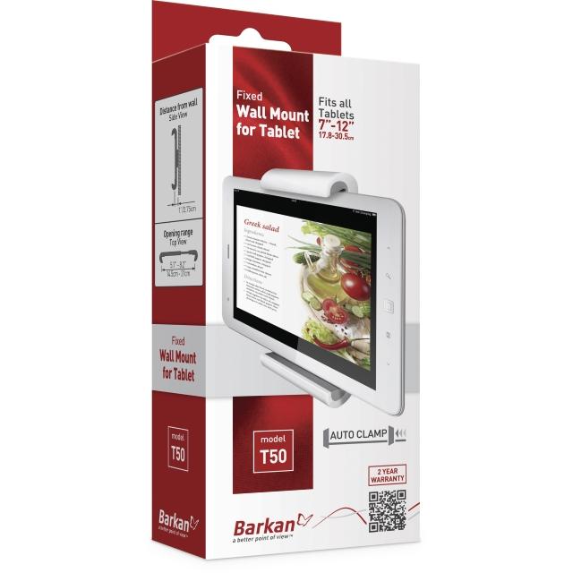 BARKAN T50 Univerzalni zidni nosač za tablet od 7 do 12 inča - dodatni pogled