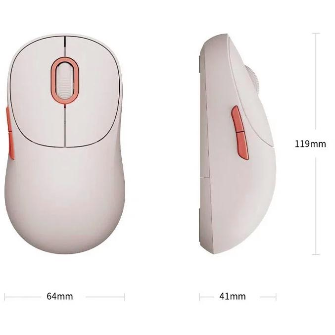 XIAOMI Wireless Mouse 3 Pink GL miš roze (BHR8911GL) - dodatni pogled