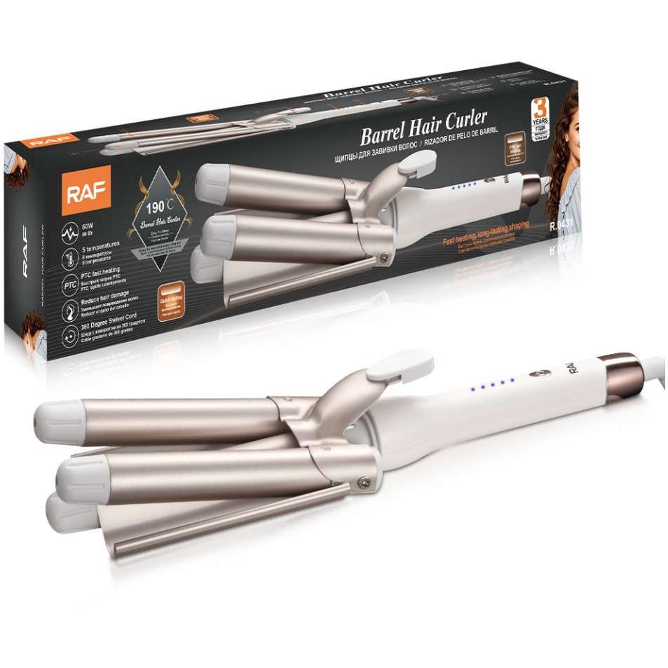 Stajler za kosu sa trostrukim uvijačem 75W RAF R.0431 - dodatni pogled